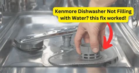 kenmore dishwasher fill valve|kenmore dishwasher valve not filling.